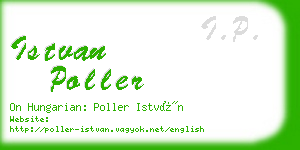 istvan poller business card